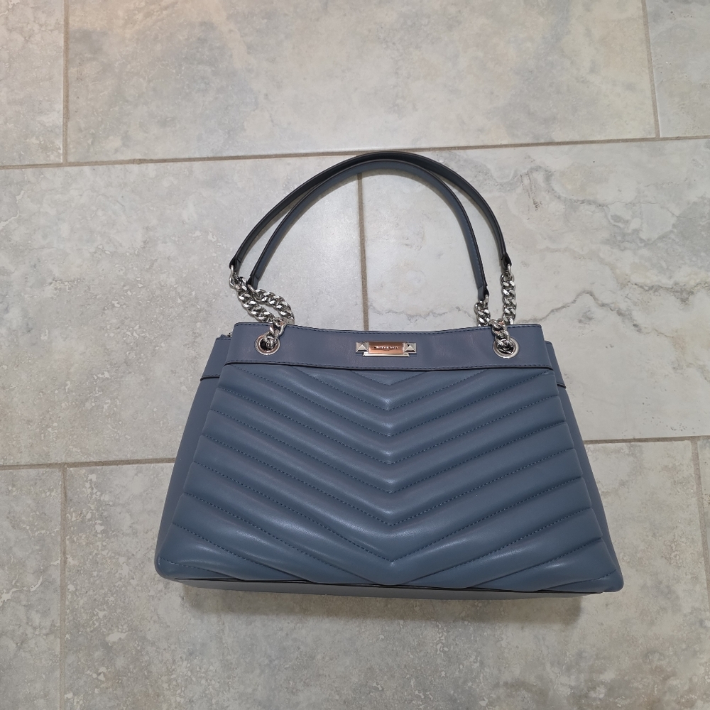 NWT Michael Kors Whitney Tote In Denim Blue